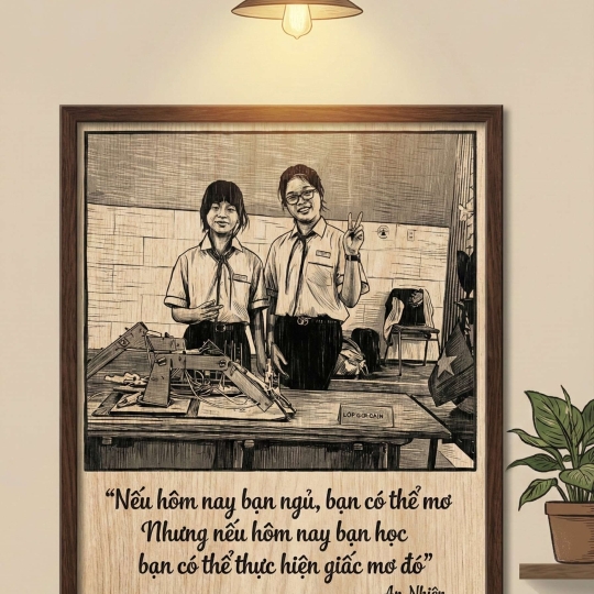  tranh treo trường.Gửi Gắm Thông Điệp Ý Nghĩa: Tranh Cổ Động, Tranh Truyền Thống Chất Liệu Cao Cấp, Sắc Nét, Bền Màu.